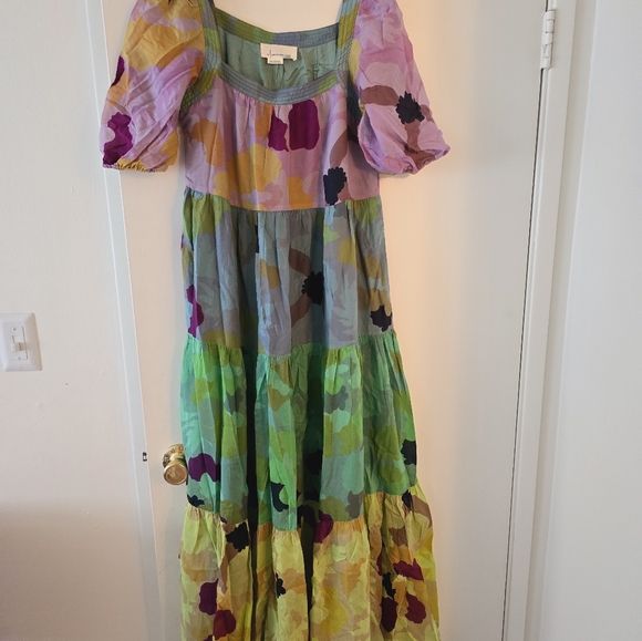 XS/S Anthropologie Caroline Tiered Maxidress - Picture 13 of 16